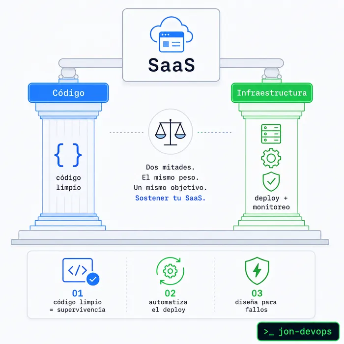 Crear un SaaS: código e infraestructura son dos batallas igual de duras
