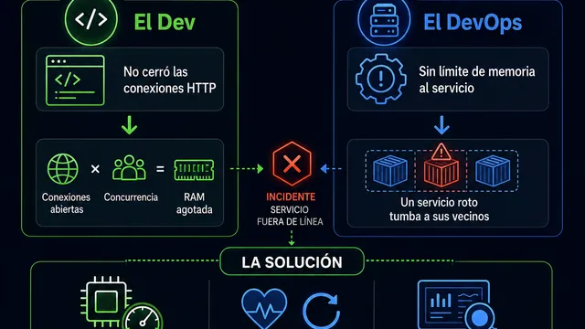El deploy salió bien. La infraestructura no.